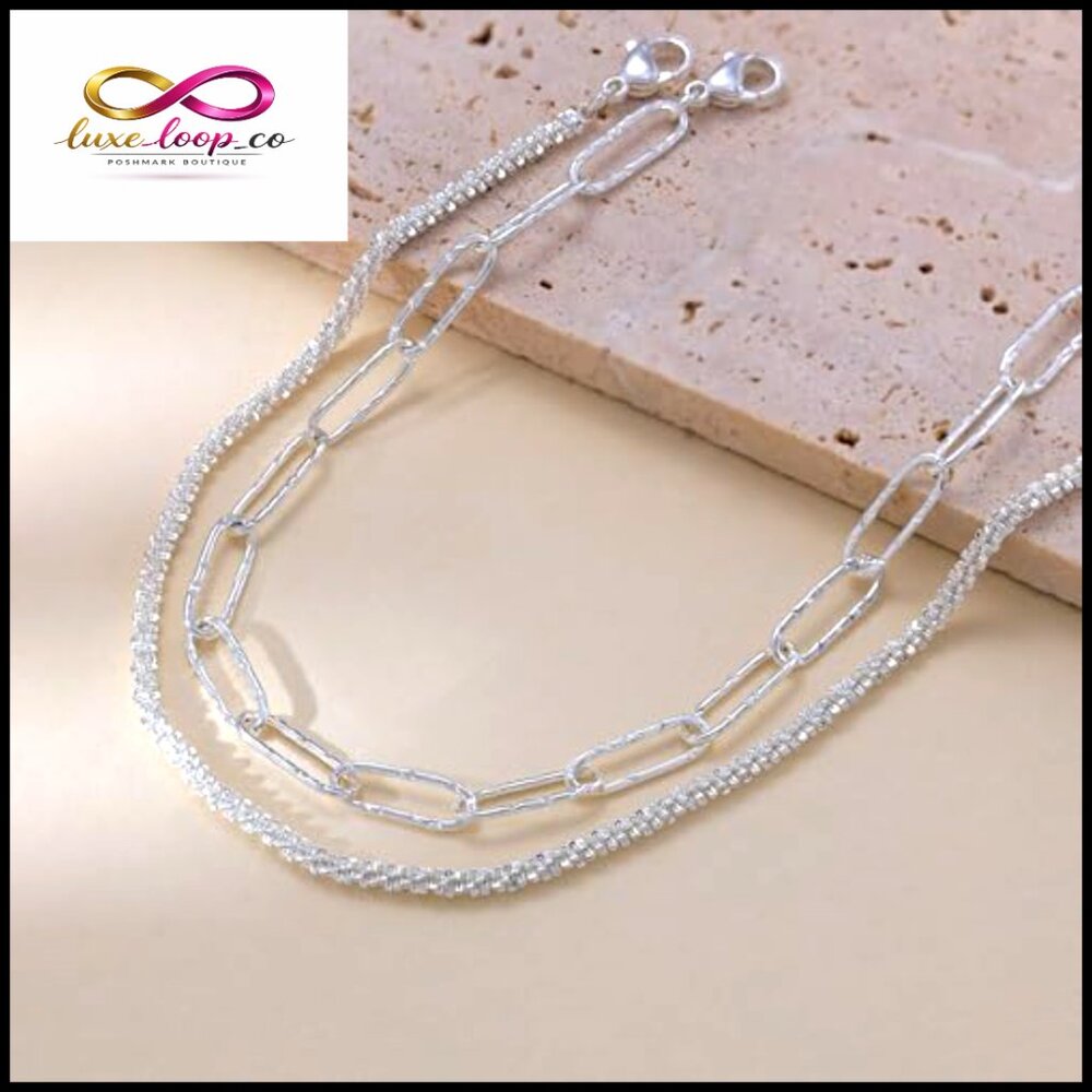Sterling Silver Plated Adjustable Link Bracelet S… - image 6